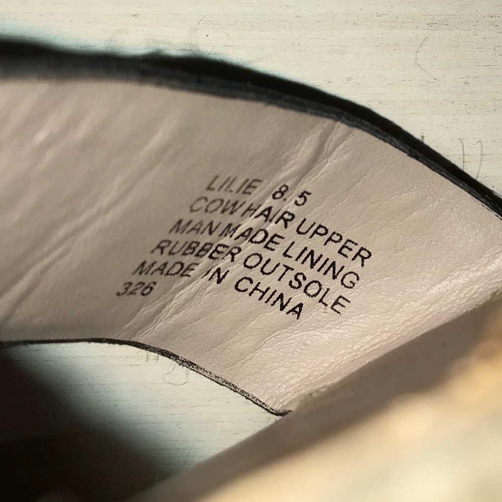 SOLD-Steven by Steve Madden Cowhair Sandals - Picture 6 of 7